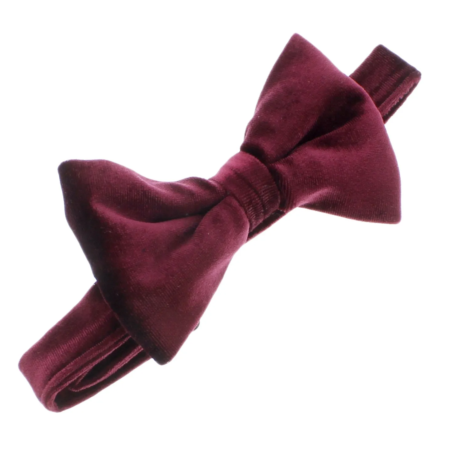 Adult Velvet Adjustable Pre-Tied Bow Tie