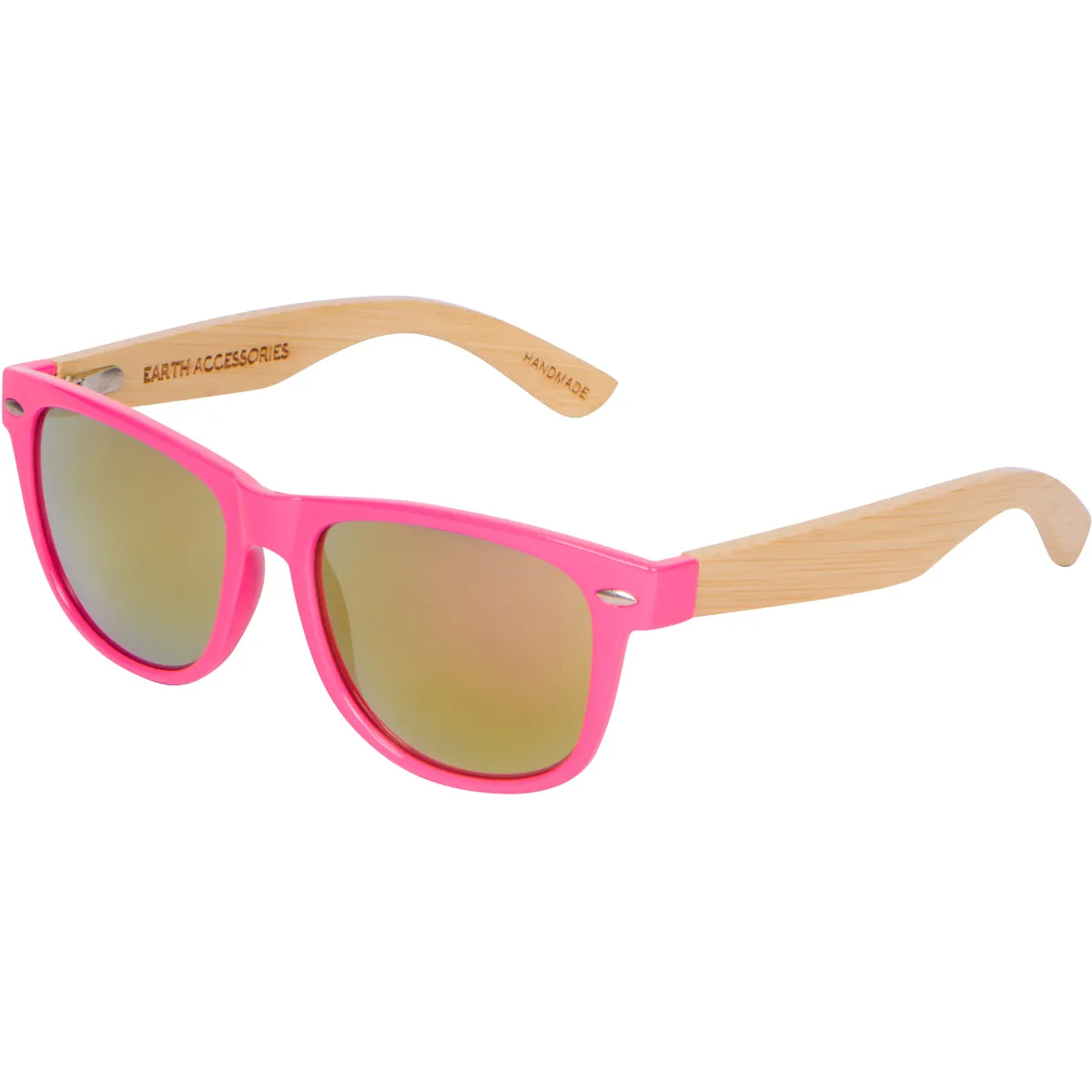 Bamboo Wood Sunglasses for Men and Women, Unisex Colored Wooden Sunglasses