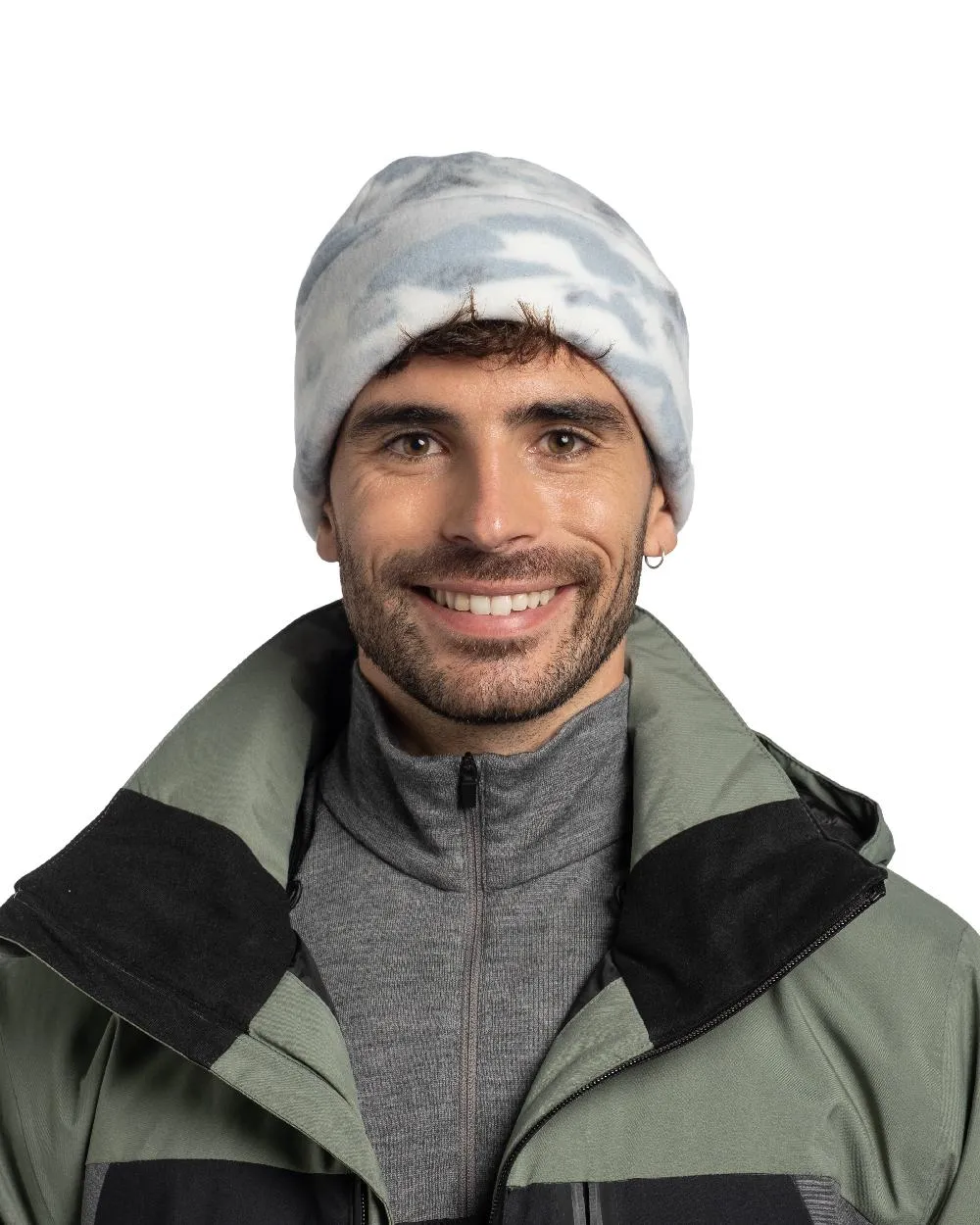 Buff Polar Prints Beanie