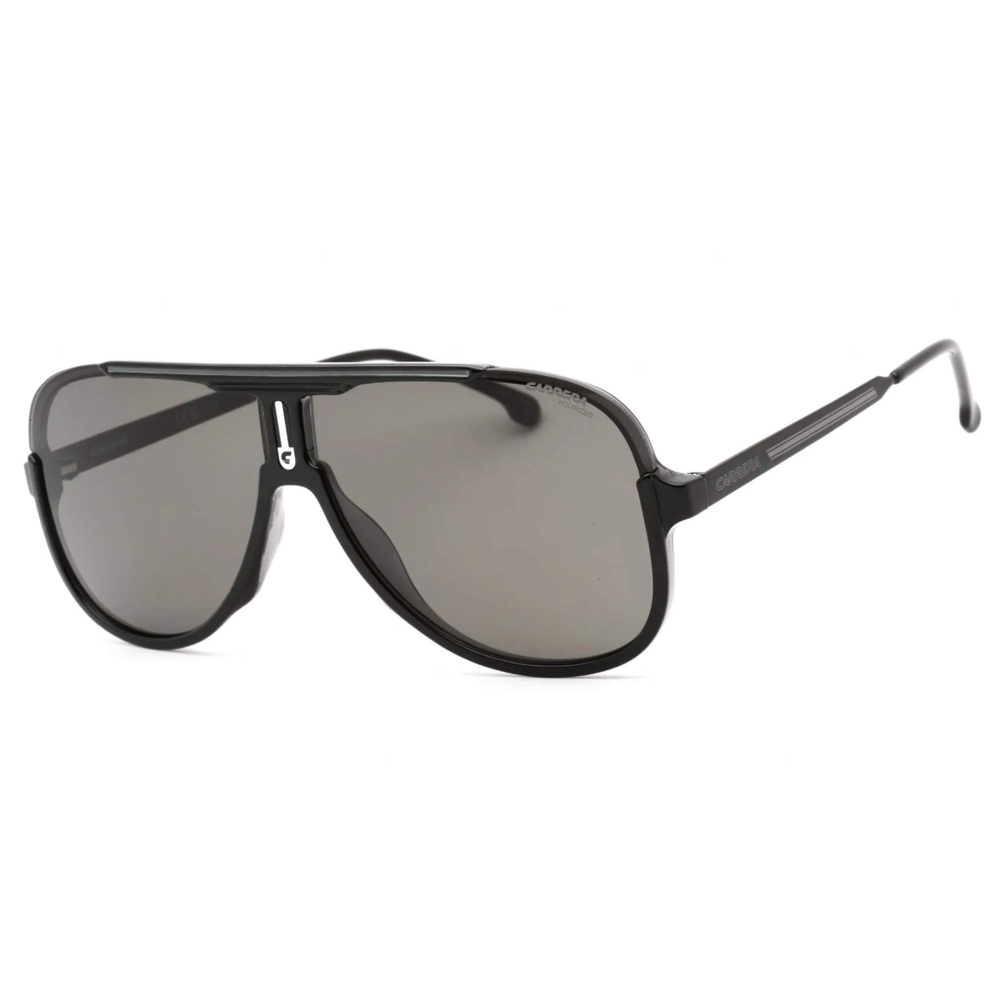 Carrera Men's Sunglasses - Black Grey Plastic Aviator Frame | CARRERA 1059/S 008A M9