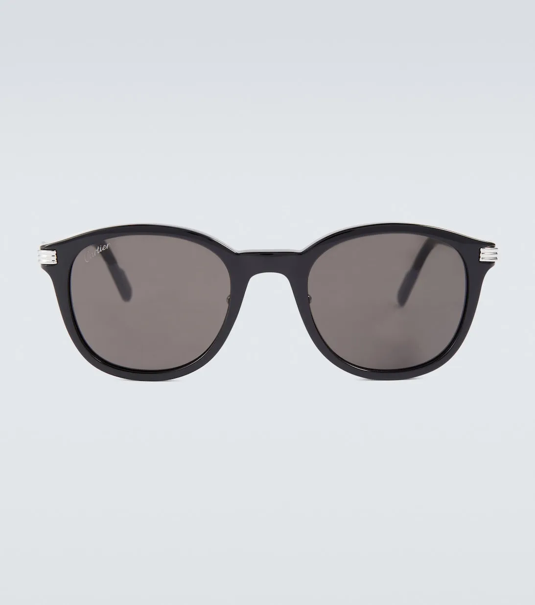 Cartier acetate round sunglasses, black