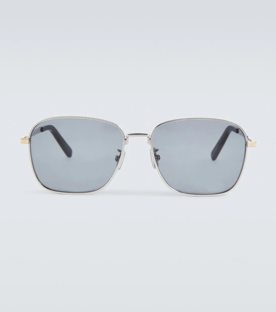 CD Diamond S4U Dior Eyewear Aviator Sunglasses, Gray