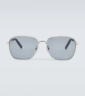 CD Diamond S4U Dior Eyewear Aviator Sunglasses, Gray