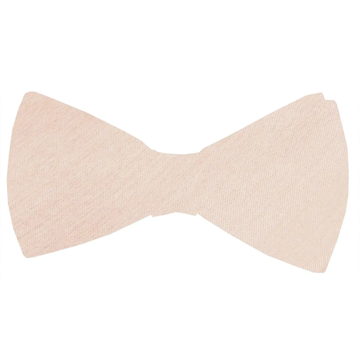 Champagne Shantung Bow Ties