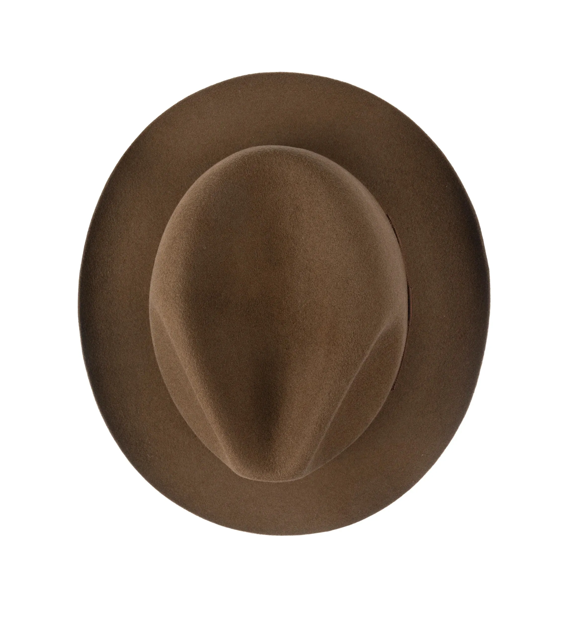 CHRISTYS' Chepstow Wool Felt Fedora Hat - Brown