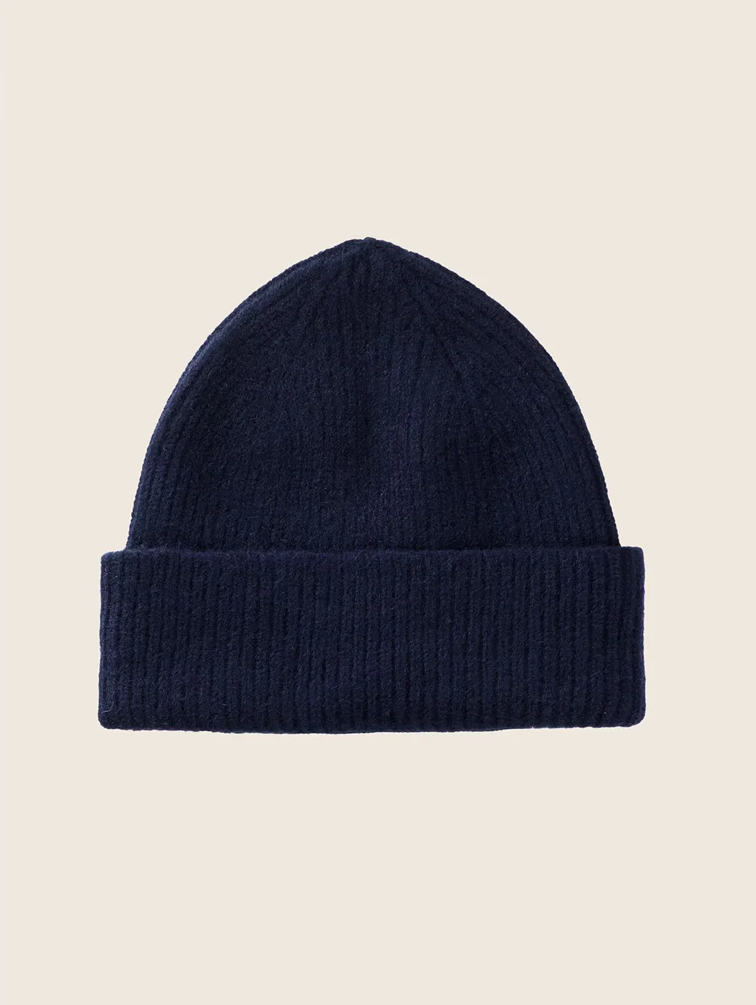 Classic Angora Beanie - Midnight