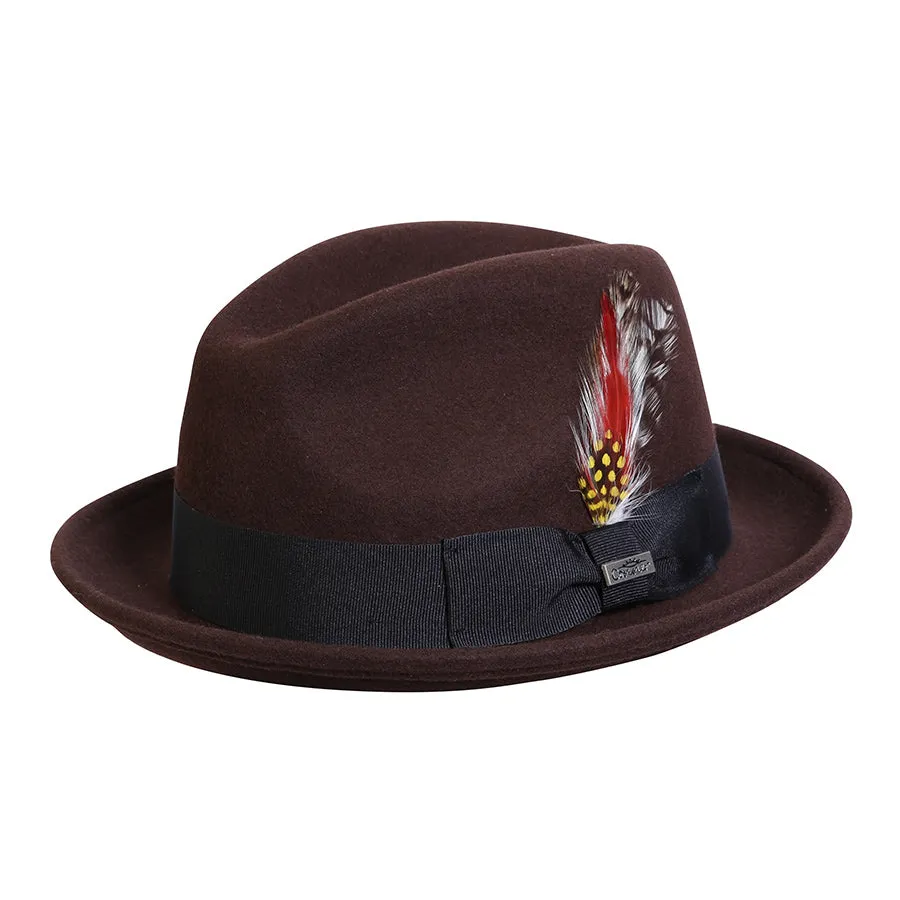 Conner Detroit Wool Fedora Hat