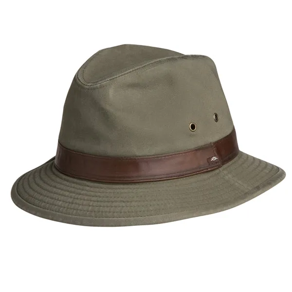 Conner Larimer Mens Cotton Safari Fedora Hat