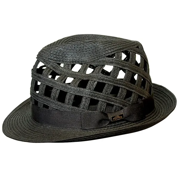 Conner Sewn Braid Ventilated Fedora