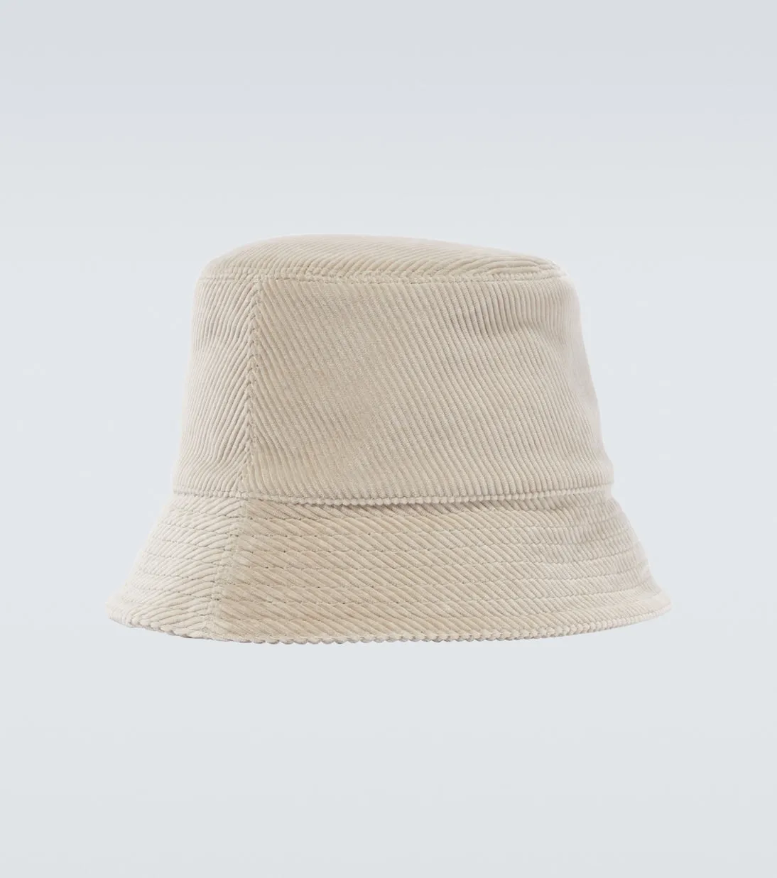 Corduroy anagram Loewe bucket hat, gray