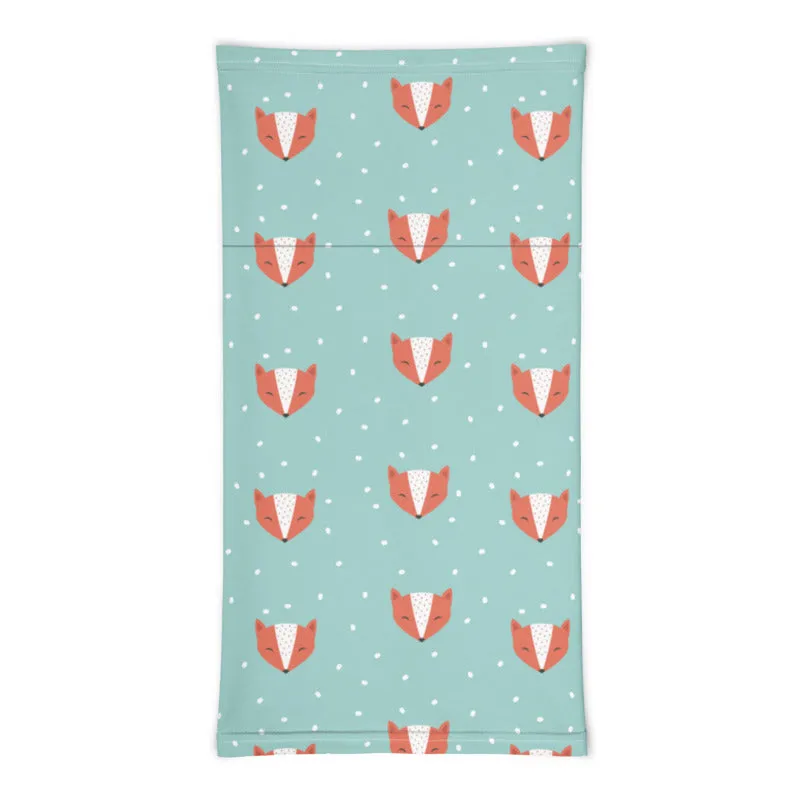 Cute Fox Doodles Face Unisex Bandana