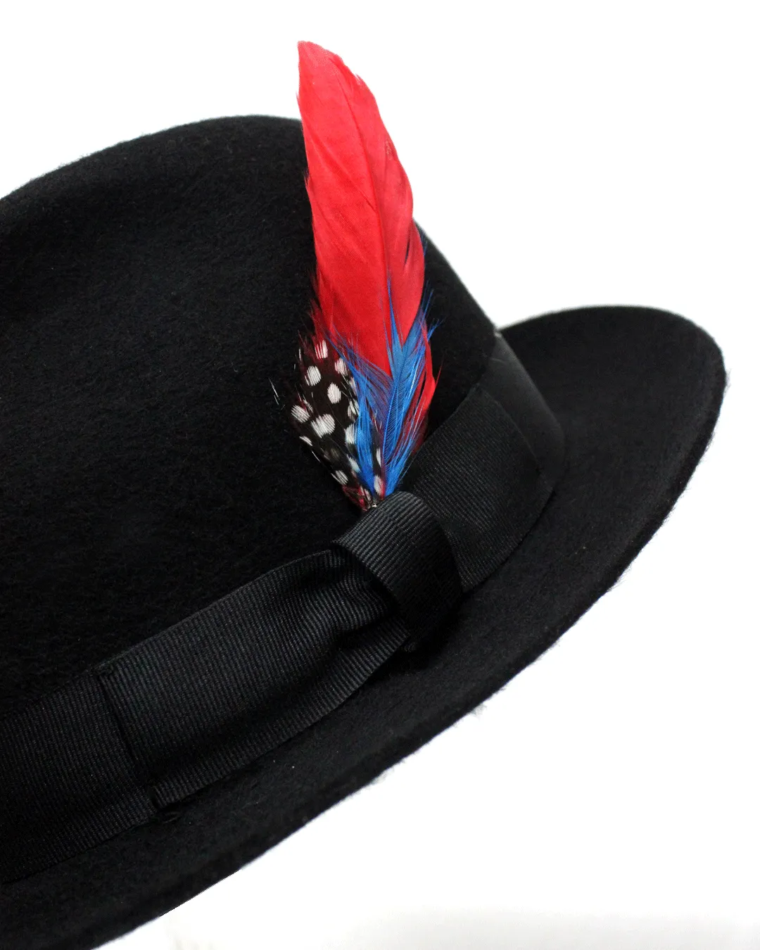 DOBBS Black Trilby Fedora