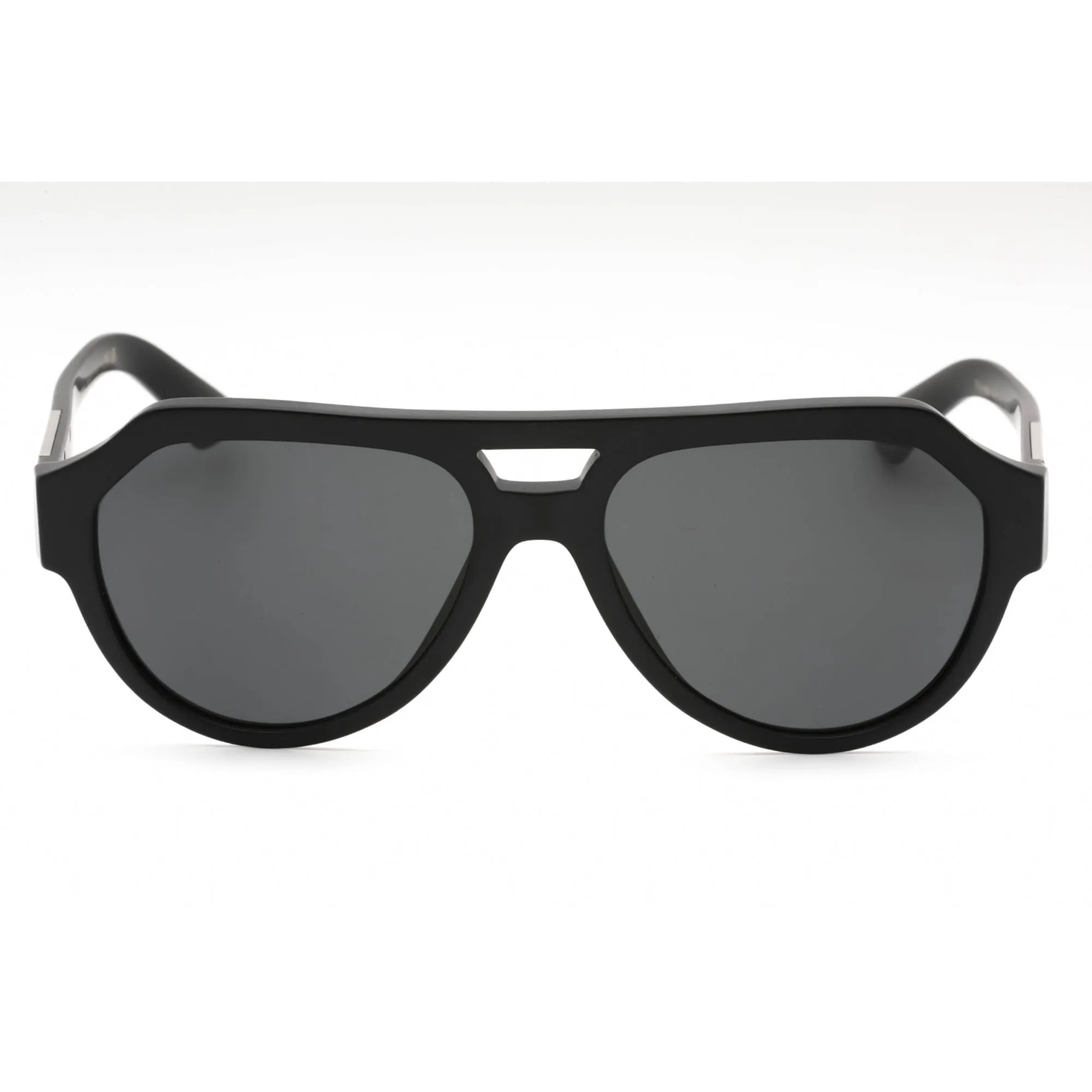 Dolce & Gabbana Men's Sunglasses - Matte Black Plastic Aviator Frame | 0DG4466 25256G