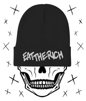 EAT THE RICH Embroidered Beanie