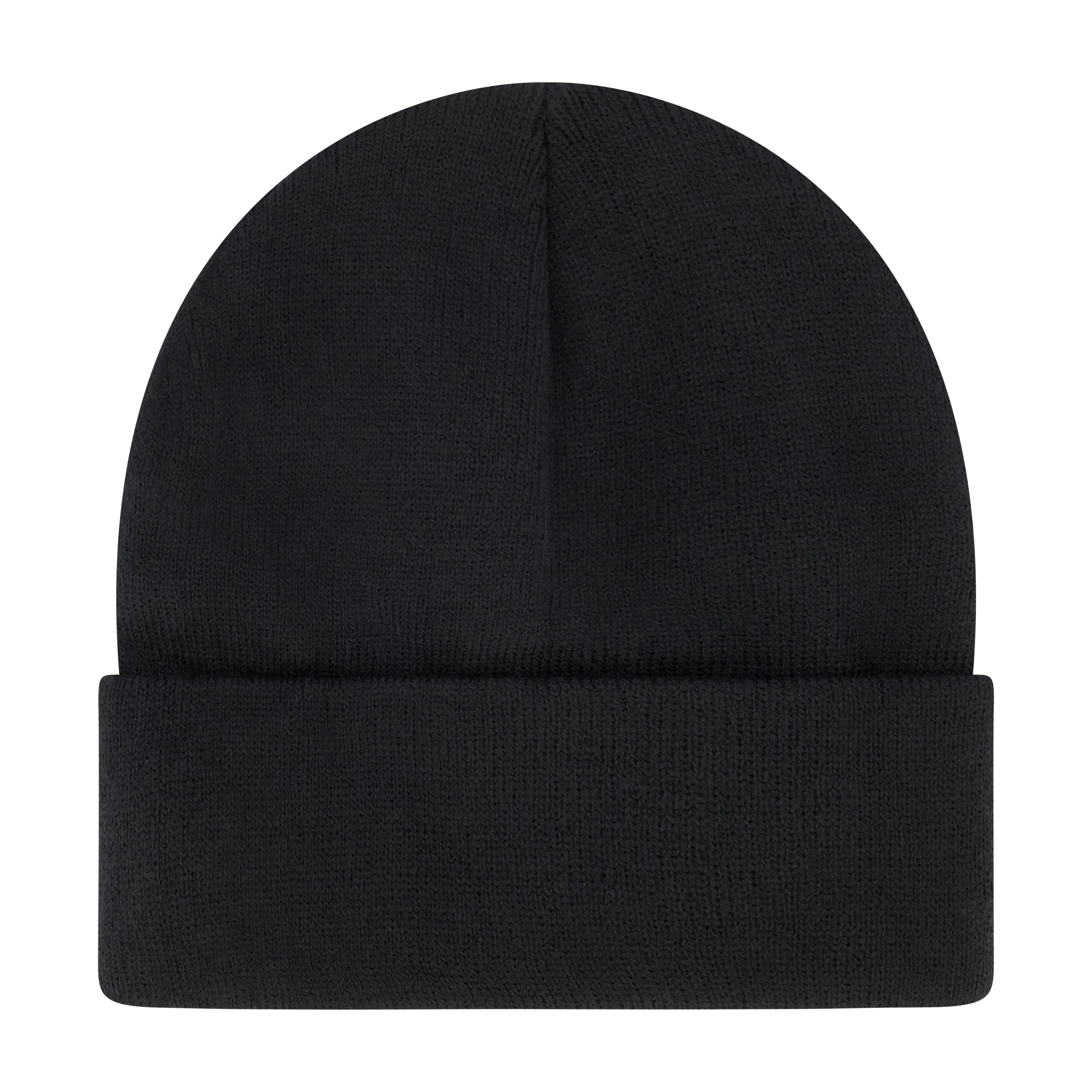 Elowel Beanie Hats for Men and Women - 100% Acrylic Thick Thermal Knit Skull Beanie Winter Hat - Unisex Cuffed Plain Black Beanie Hat