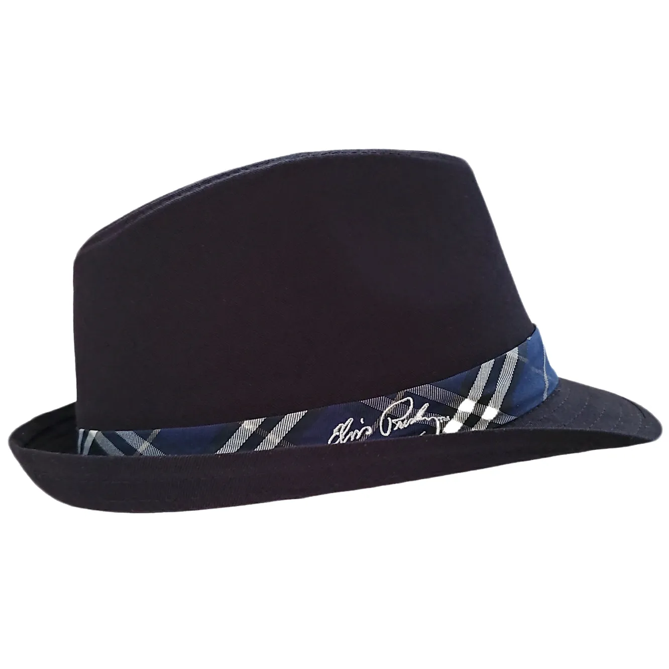 Elvis Presley Signature Blue Plaid Fedora