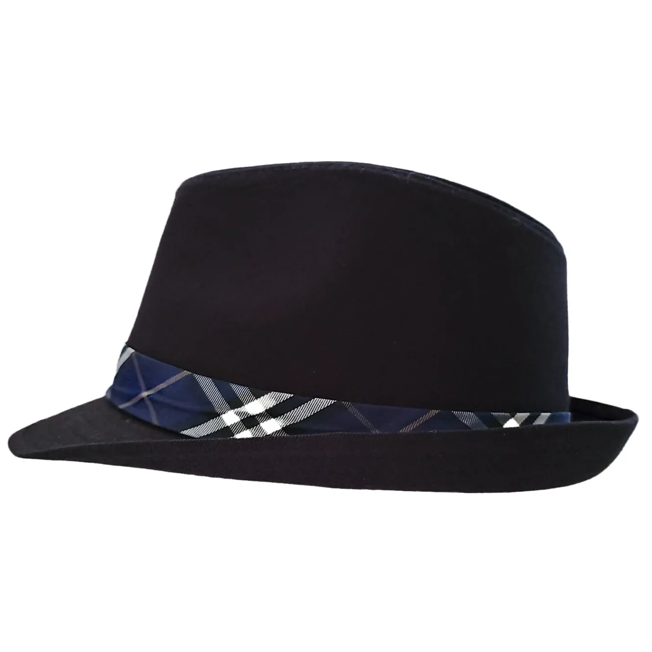 Elvis Presley Signature Blue Plaid Fedora