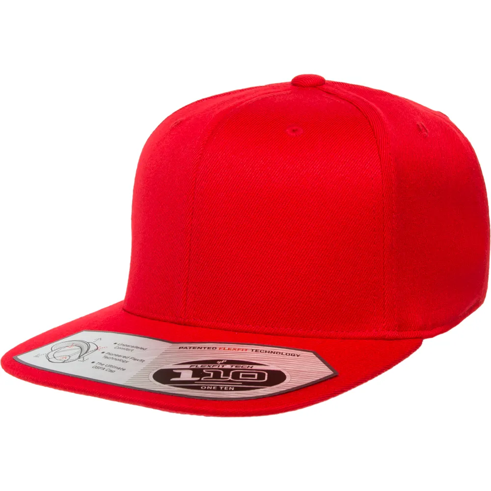 Flexfit 110F/FT Flatbill Snapback Cap (Full Case/$8.08 ea.)