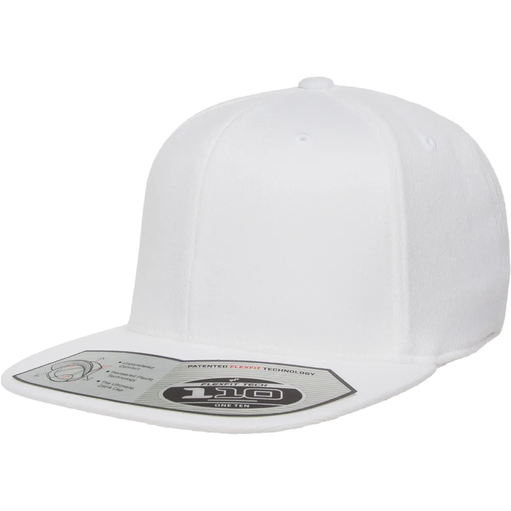 Flexfit 110F/FT Flatbill Snapback Cap (Full Case/$8.08 ea.)