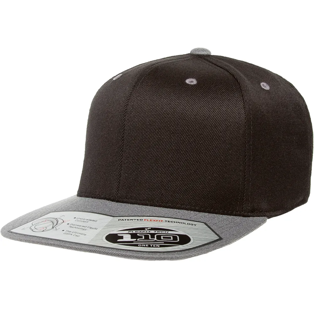 Flexfit 110F/FT Flatbill Snapback Cap (Full Case/$8.08 ea.)