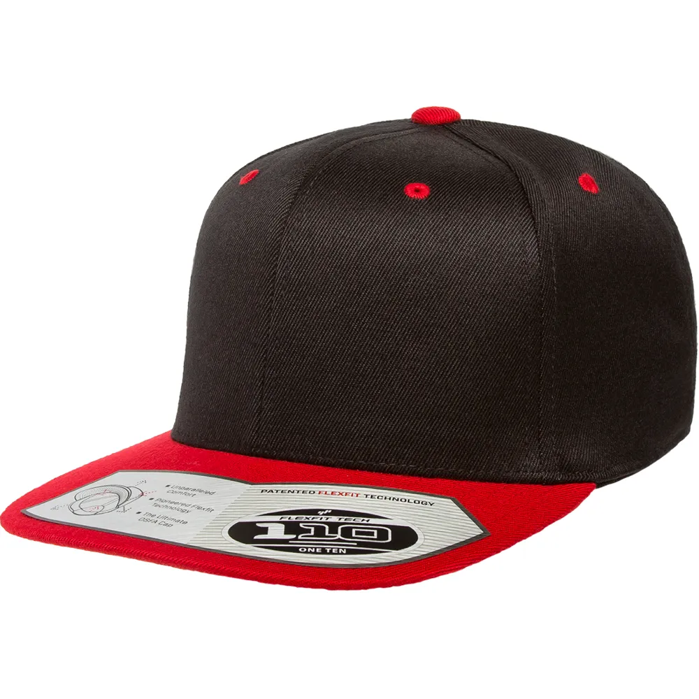 Flexfit 110F/FT Flatbill Snapback Cap (Full Case/$8.08 ea.)