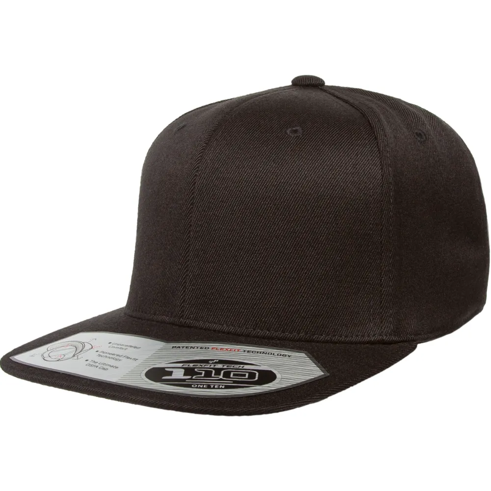 Flexfit 110F/FT Flatbill Snapback Cap (Full Case/$8.08 ea.)