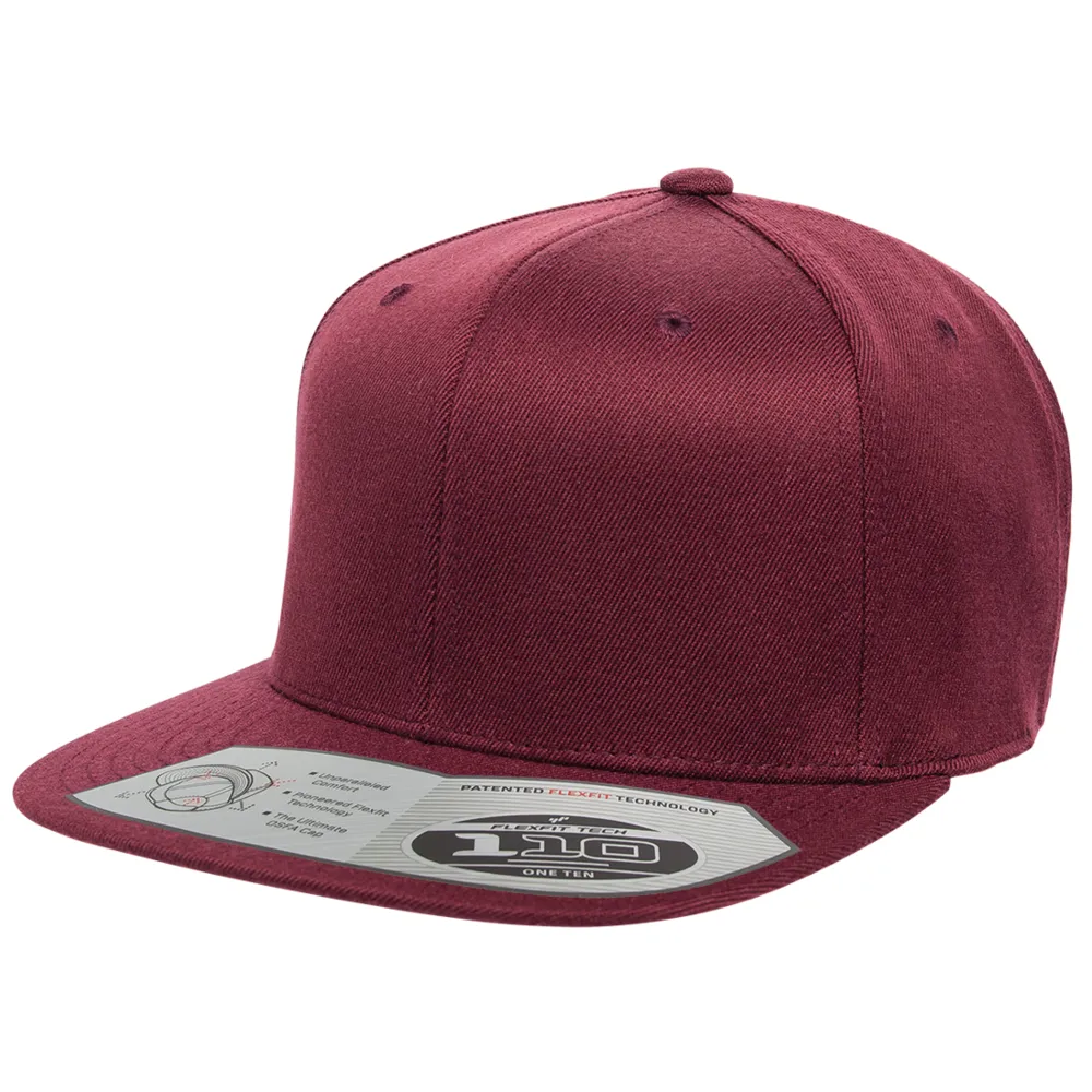 Flexfit 110F/FT Flatbill Snapback Cap (Full Case/$8.08 ea.)