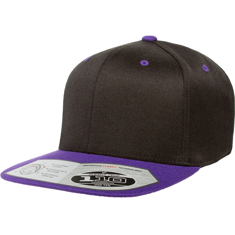 Flexfit 110F/FT Flatbill Snapback Cap (Full Case/$8.08 ea.)