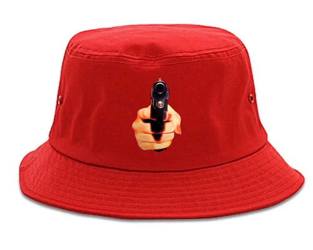 Hand Gun Women Girls Sexy Bucket Hat