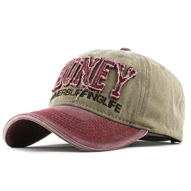 Honey Springlife Embroidered Patched Snapback Baseball Cap