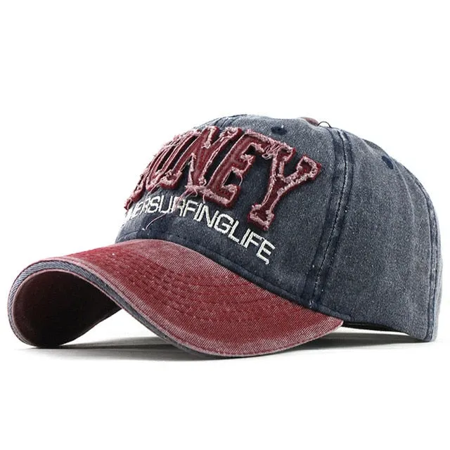 Honey Springlife Embroidered Patched Snapback Baseball Cap