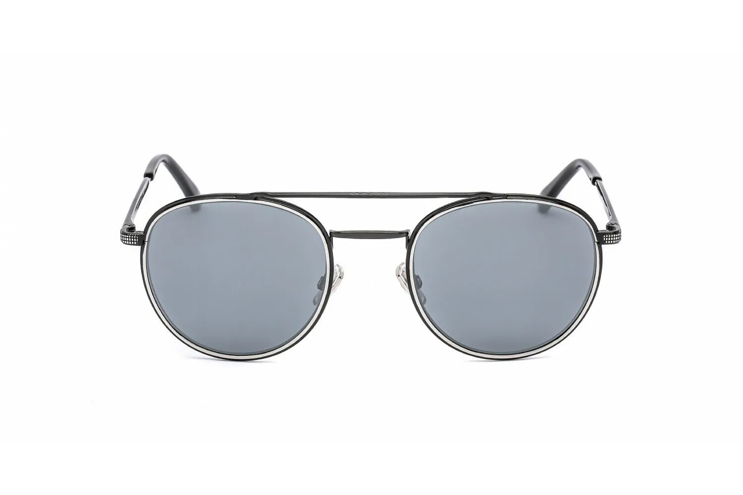 Jimmy Choo Silver Mirror Aviator Men's Sunglasses, 100% UV Protection