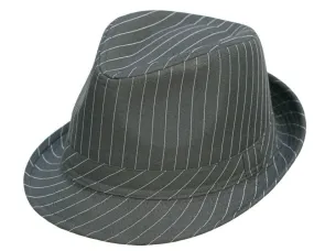 Kenny K - Pinstripe Fedora Hat