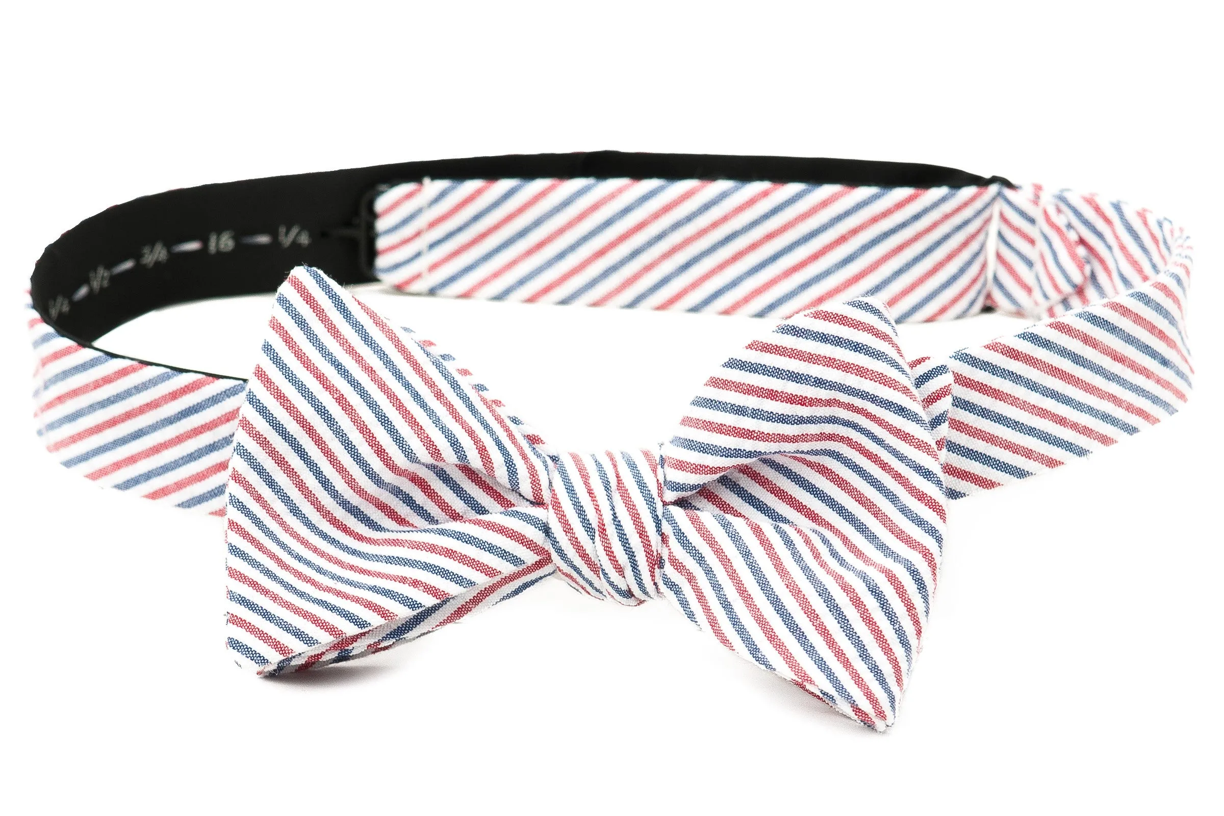 Men's Seersucker Matching Bow Tie - Multiple Colors Available!