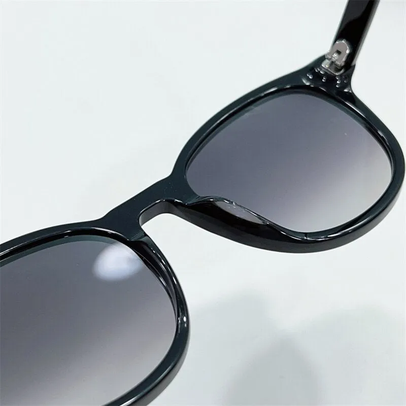 Men's Sunglasses 2023 Tom For Brand Retro Designer Round Acetate  FT0752 Sunglasses Male Female With Oringinal Case