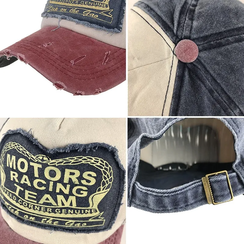 Men's Vintage Racing Team Baseball Cap