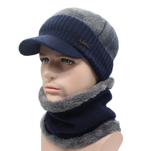 Men's Winter Beanie Hat or Neck Scarf Tube