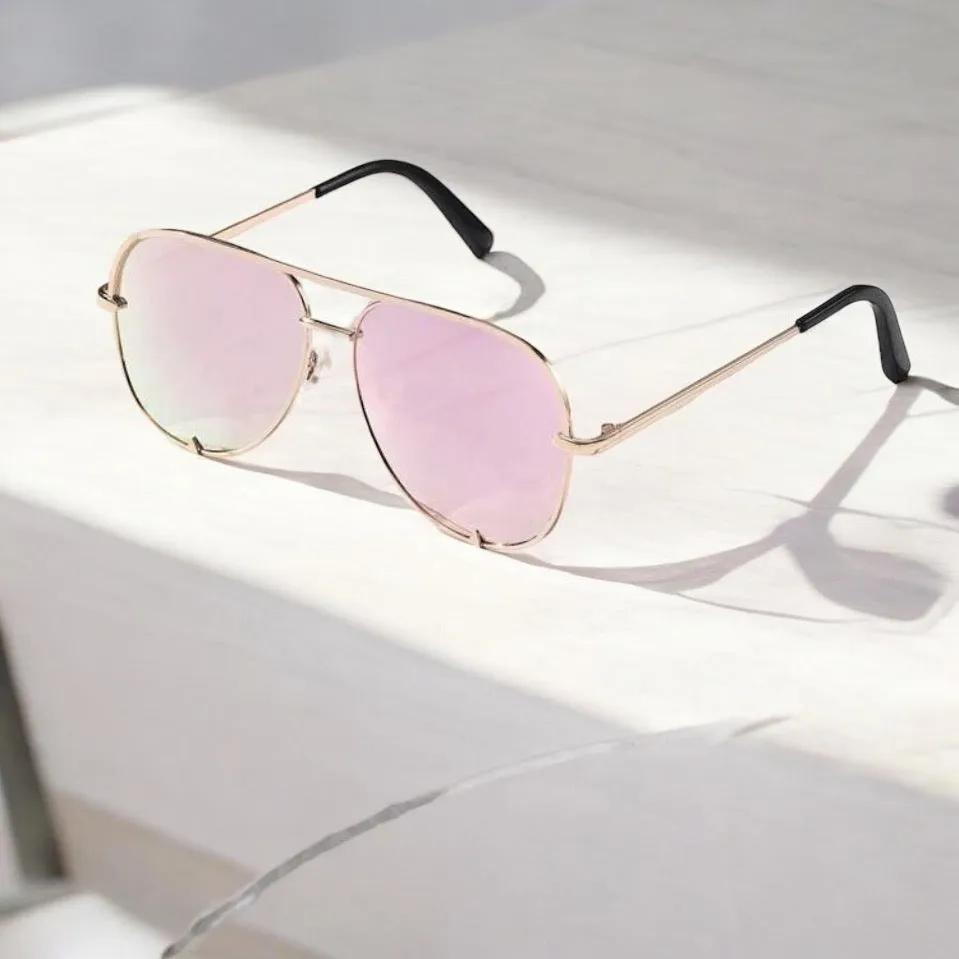 Miami Aviator Sunglasses - Pink