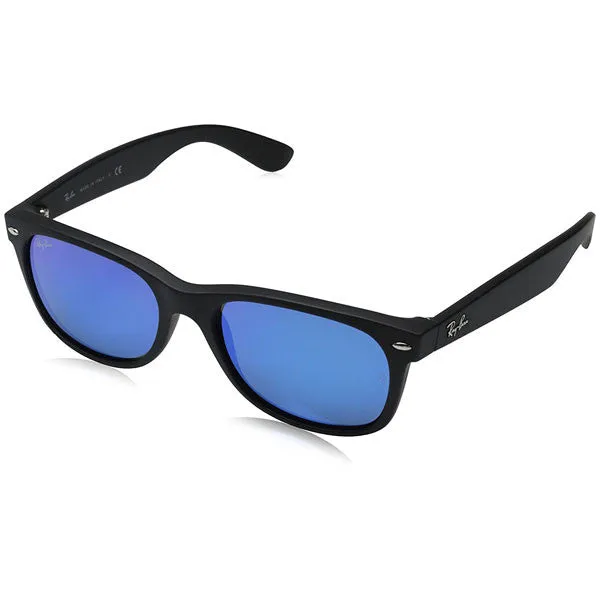 New Wayfarer - Rubber Black/Mirror Blue