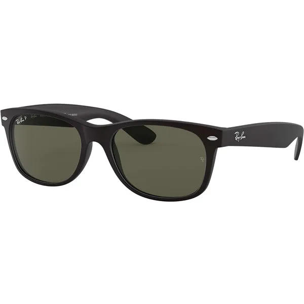 New Wayfarer - Rubber Black/Polarized Green