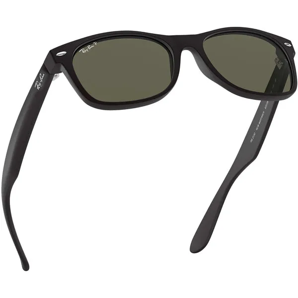 New Wayfarer - Rubber Black/Polarized Green