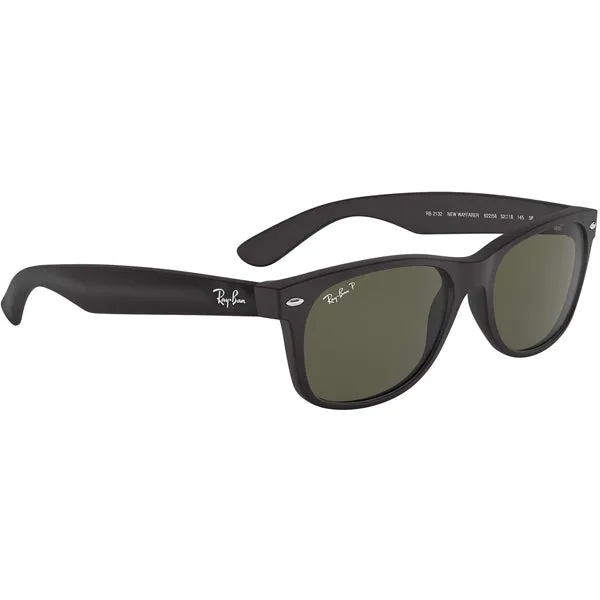 New Wayfarer - Rubber Black/Polarized Green