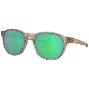 Oakley OO9126-0554 Men's OO9126 Reedmace Round Sunglasses, Matte Sepia Prizm Jade