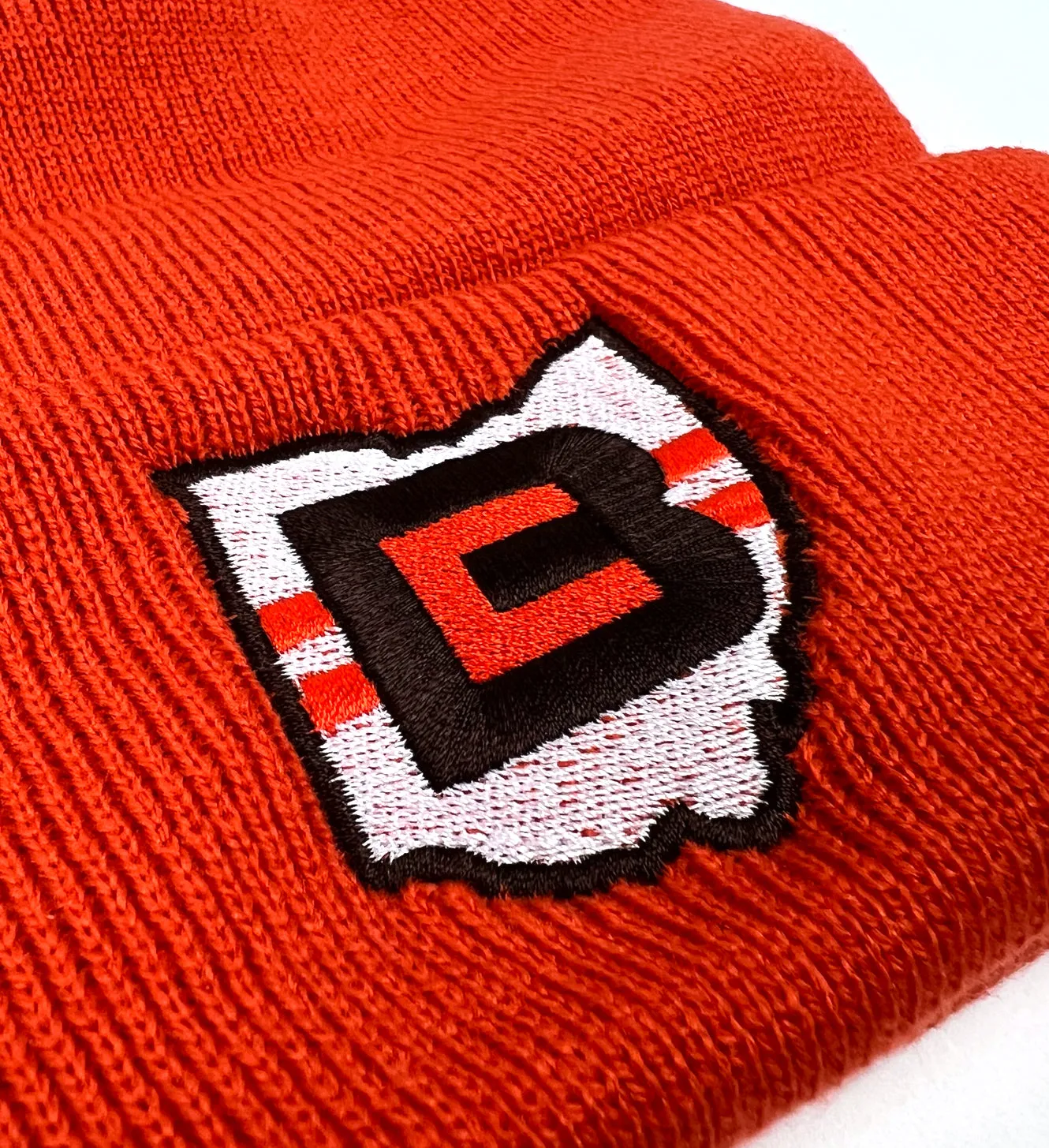 Orange Cleveland CB Ohio Winter Hat