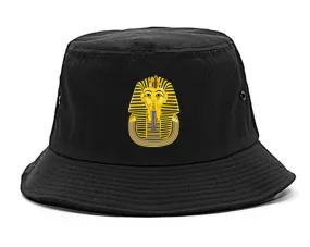 Pharaoh Egypt Gold Egyptian Head Bucket Hat