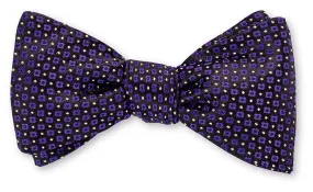 Purple Langmore Micro Bow Tie - B5143