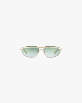 Represent Slim Aviator - Gold Black