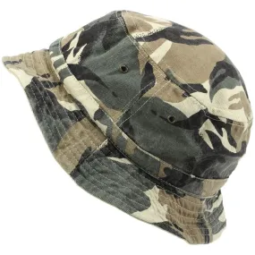 Reversible Camouflage Bucket Hat - Camouflage