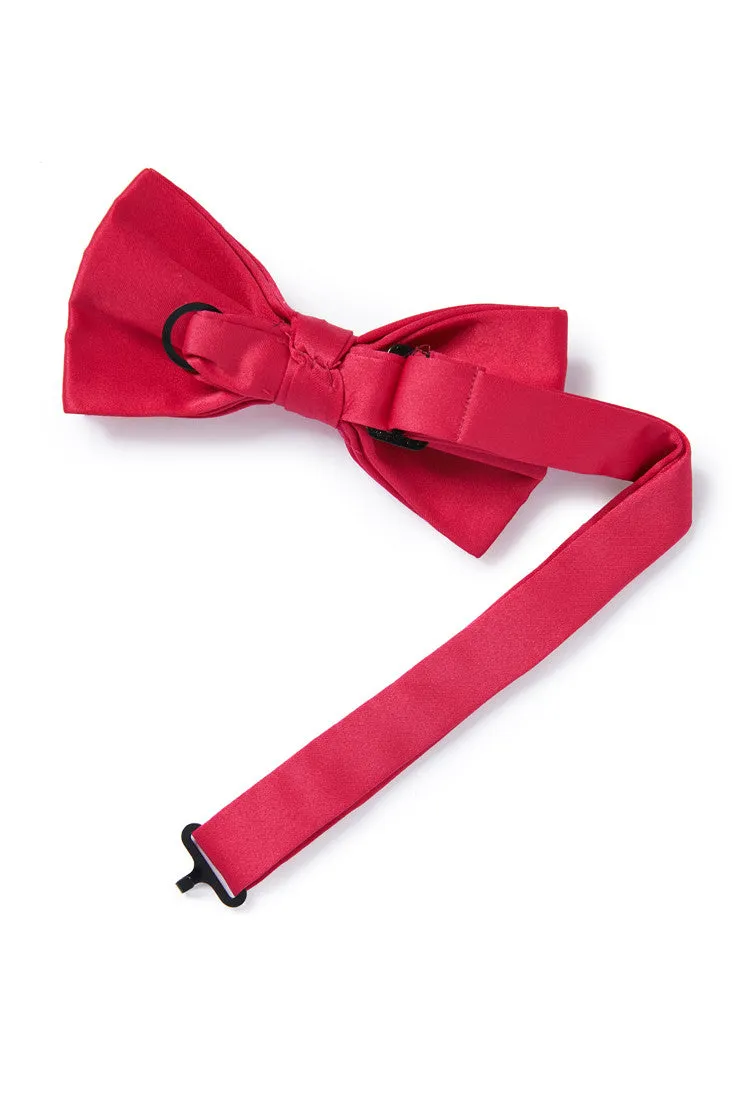 Satin Bow Tie - Fuchsia