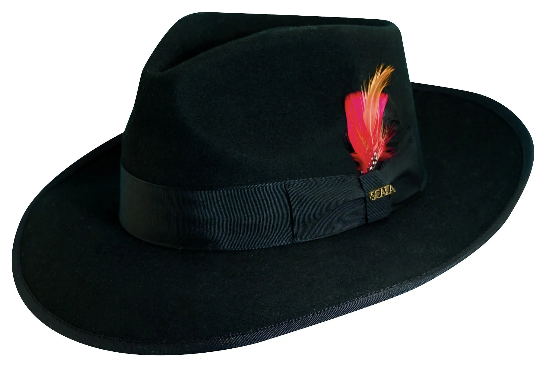 Scala Bisbee Premium Wool Felt Zoot Large Brim